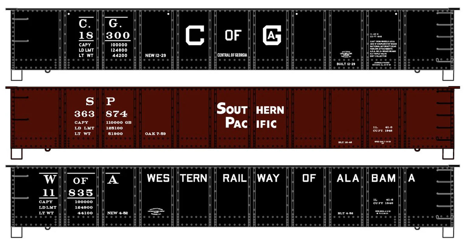 Southern Road Gondola 3-Car Set Model 8173