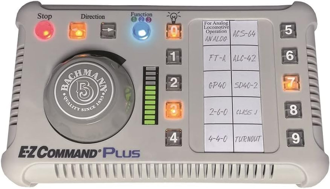 Bachmann Trains E-Z Command Plus Digital Command Control System - Controller in Prototypical Colors