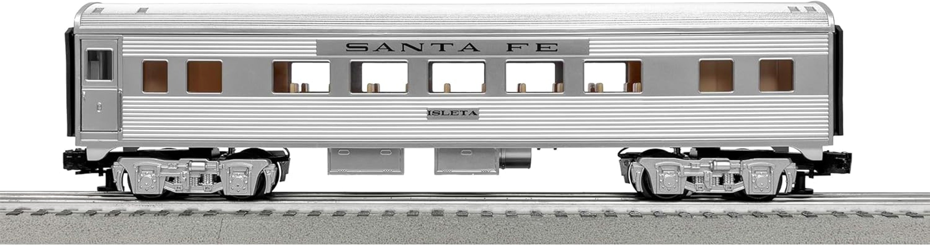 Lionel Santa Fe Super Chief O Gauge Electric Train Set with Bluetooth Remote Control
