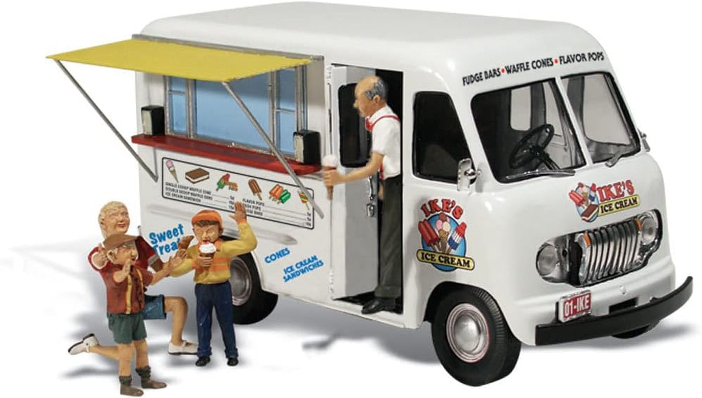 Woodland Scenics N Scale Ike's Ice Cream Truck Model WOOAS5338