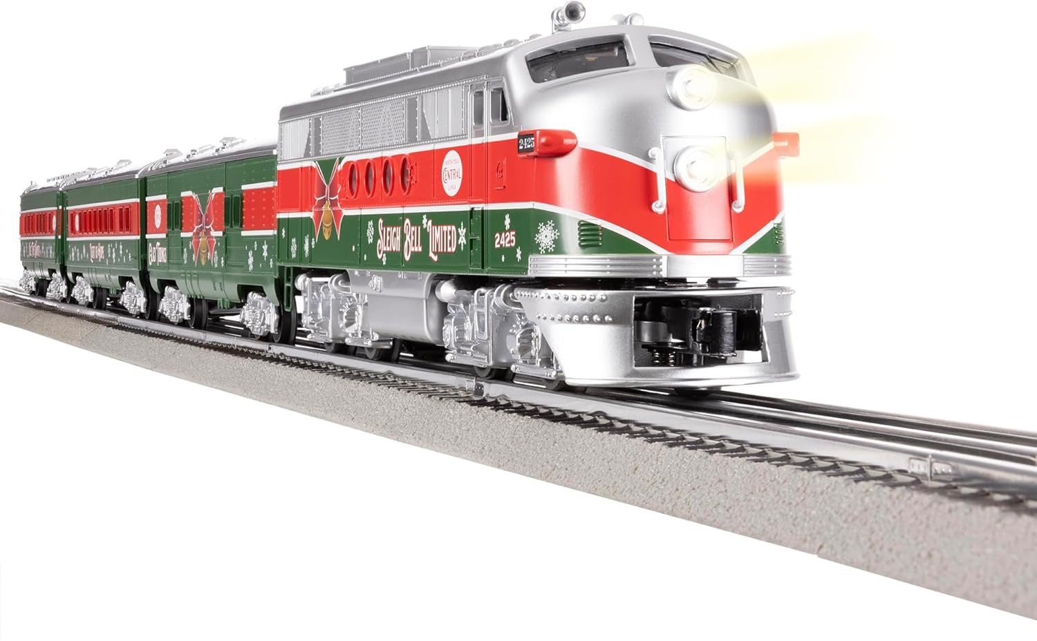 Lionel Limited Edition Sleigh Bell Passenger Lionchief 5.0 Electric O Gauge Train Set with Bluetooth and Remote Control