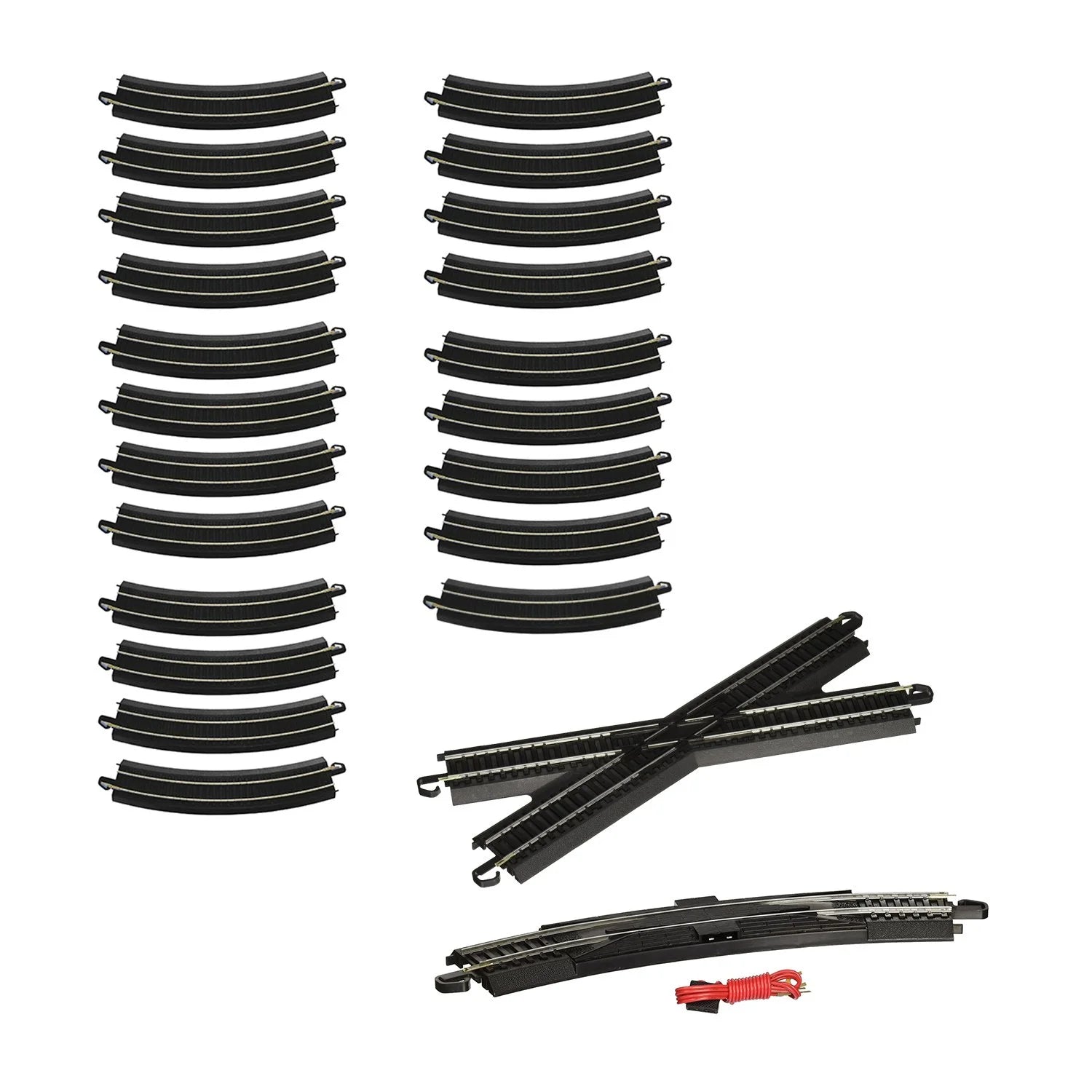 HO Scale E-Z Track Figure Track - 8 Pack