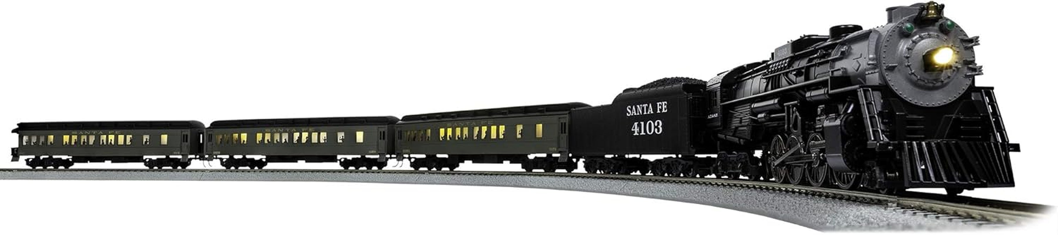 Lionel Santa Fe Cajon Flyer 2-8-4 HO Gauge Model Train Set with Bluetooth and Remote Control