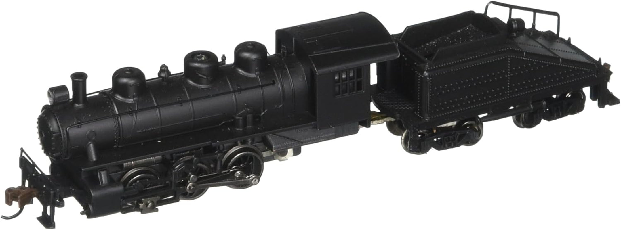 Bachmann Trains USRA 0-6-0 Switcher and Tender - Painted Unlettered - Black - N Scale