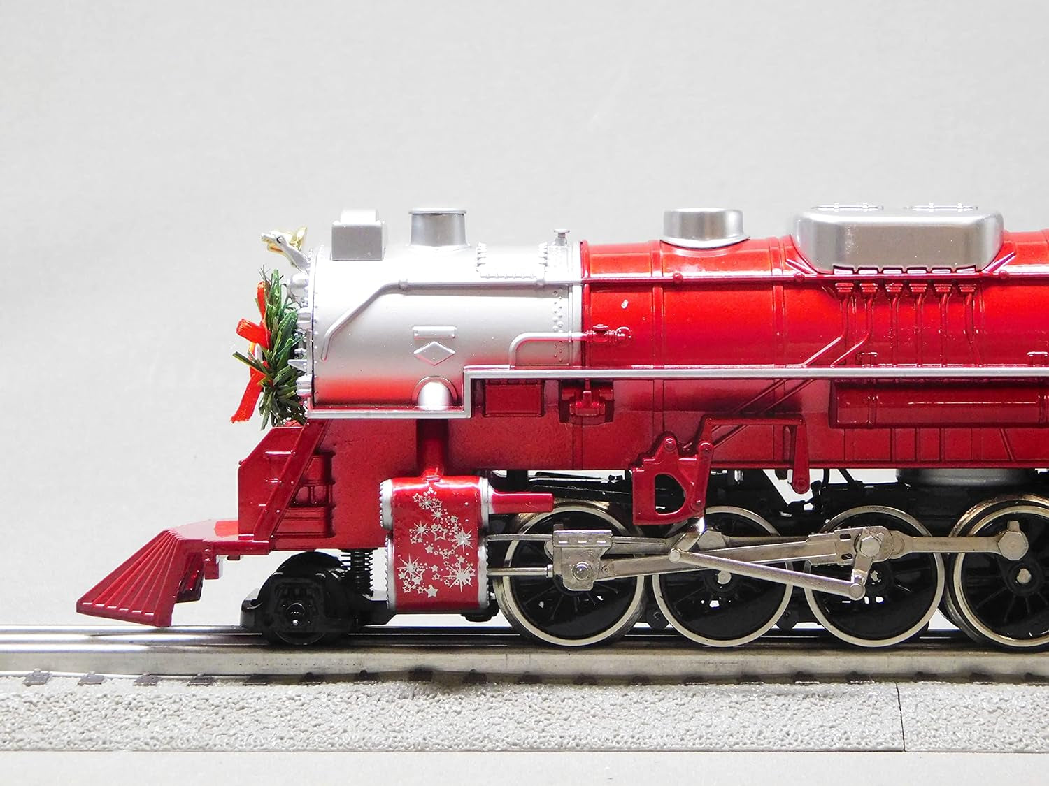 MTH Christmas Light Express LionChief Steam Locomotive O Gauge Model 2123100-E