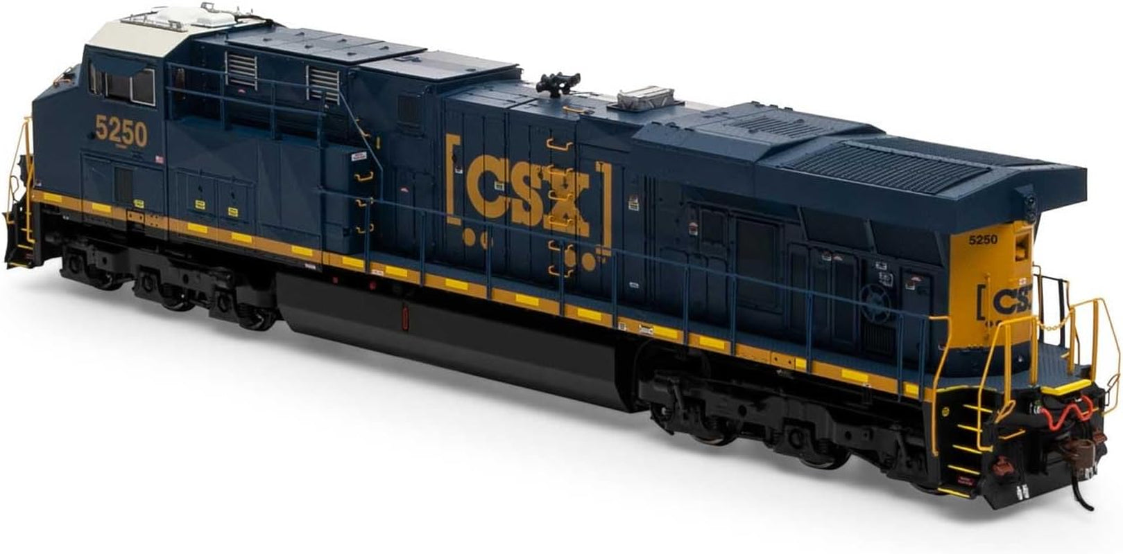 Athearn HO Scale ES44DC Locomotive with DCC and Sound, CSX/Boxcar #5250, Model ATHG83192