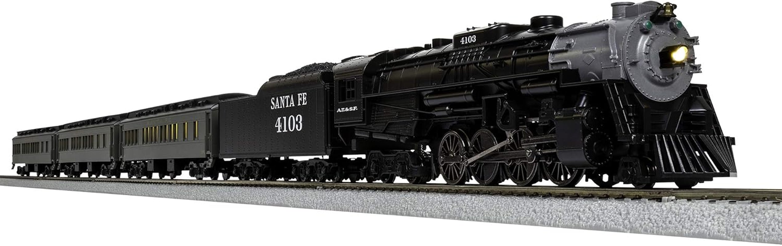 Lionel Santa Fe Cajon Flyer 2-8-4 HO Gauge Model Train Set with Bluetooth and Remote Control