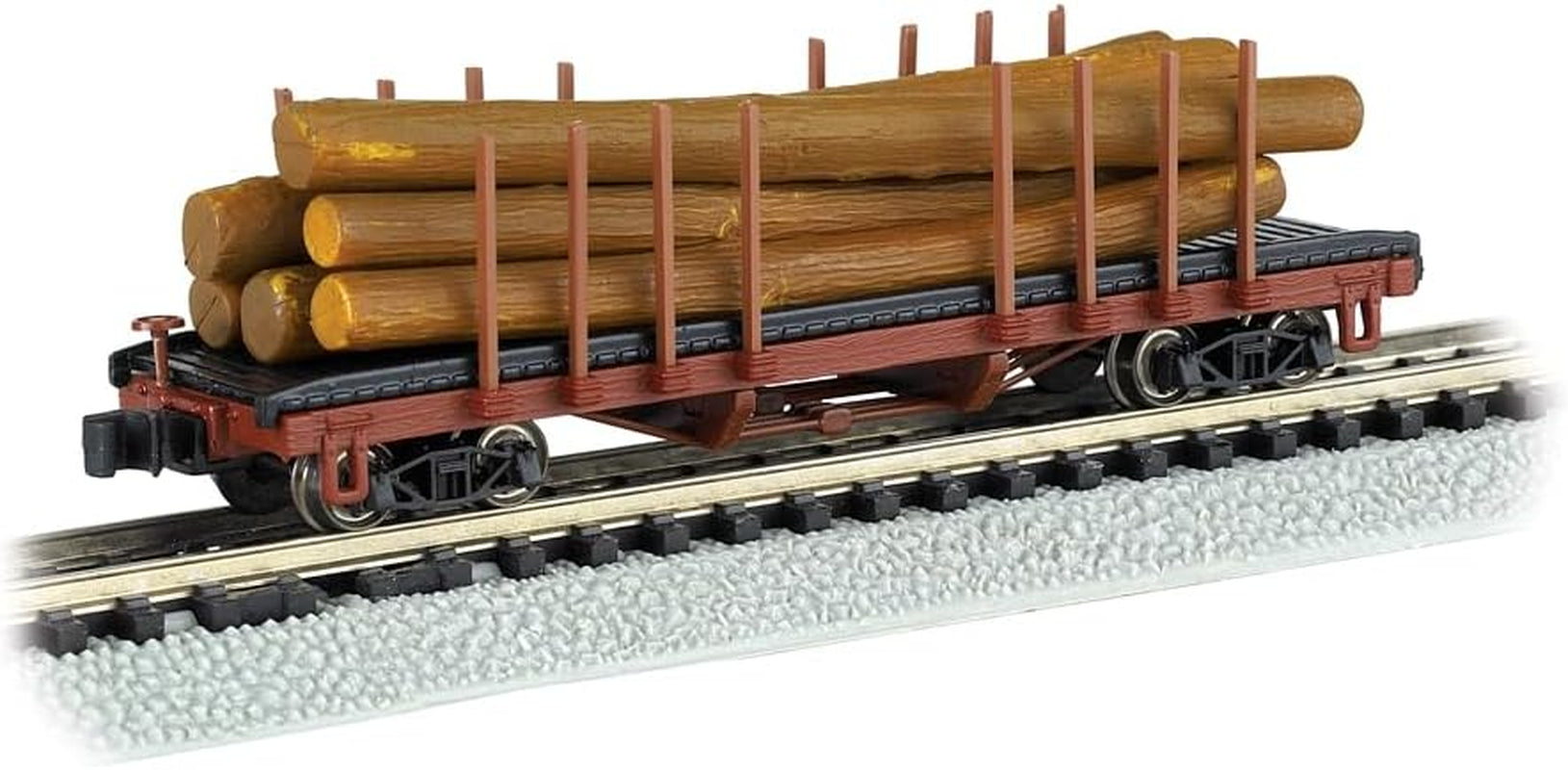 🚂✨ Add a piece of history to your model train collection with the Bachmann ACF 40' Log Car from 1935-1960 in N Scale! #ModelTrains #NScale #Bachmann