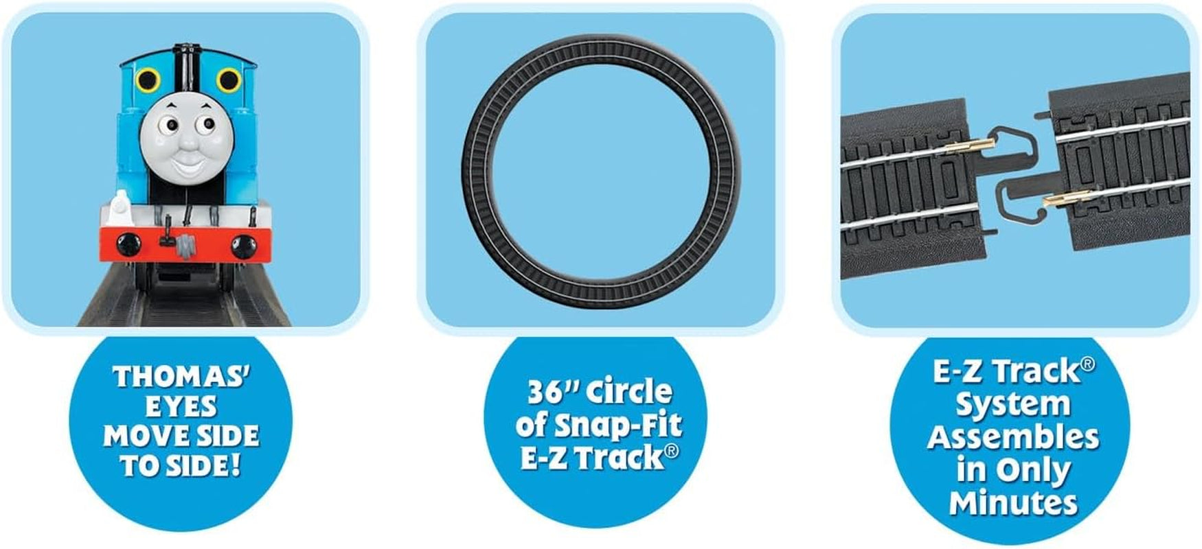 Bachmann Trains Thomas & Friends Electric Train Set featuring Thomas with Annie and Clarabel - HO Scale