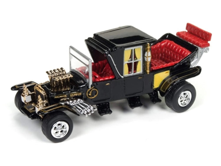 Johnny Lightning Barris Koach 1:64 scale diecast model car, hobby exclusive, detailed miniature collectible.