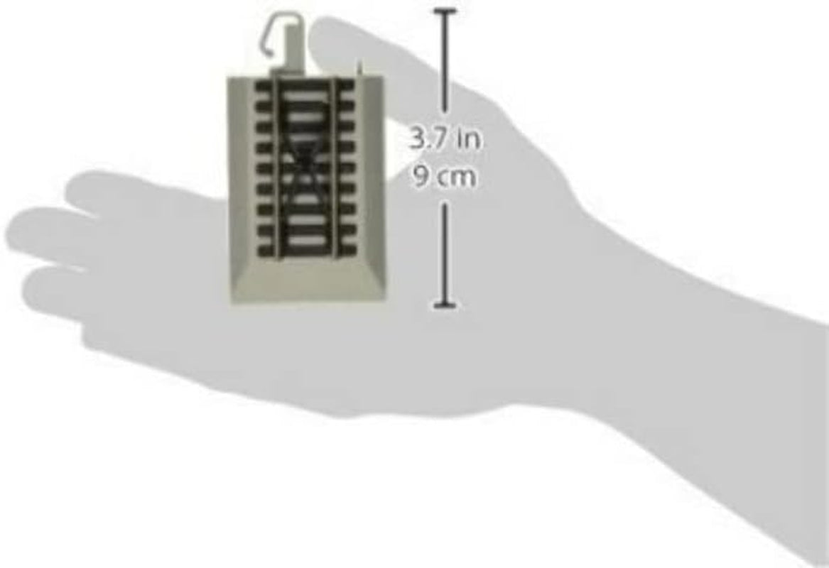 Bachmann Trains Snap-Fit E-Z Track Hayes Bumpers (2-Pack) - Nickel Silver Rail with Gray Roadbed - HO Scale