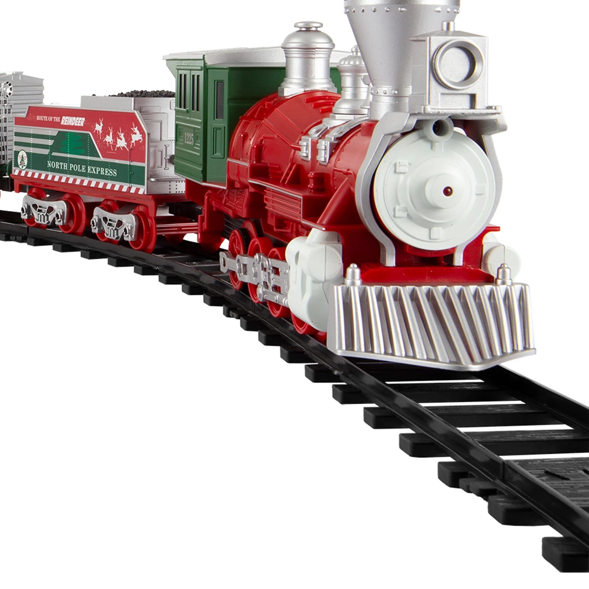 Trains North Pole Express Holiday Train 42 Piece Set with Sounds