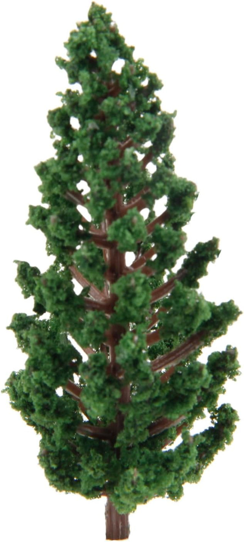 Yetaha 50-Piece River Diorama Model Trees Set, OO/HO Scale Pine and Cedar Trees for Woodland Scenery and Railroad Landscape Architecture