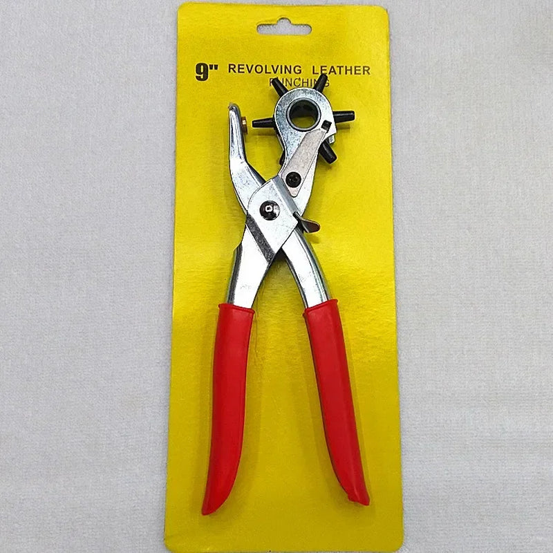 Multi-Function Adjustable Punching Pliers for Leathercraft Aluminiumblech Cloth Paper Eyelet Puncher Hole Positioning Hand Tools