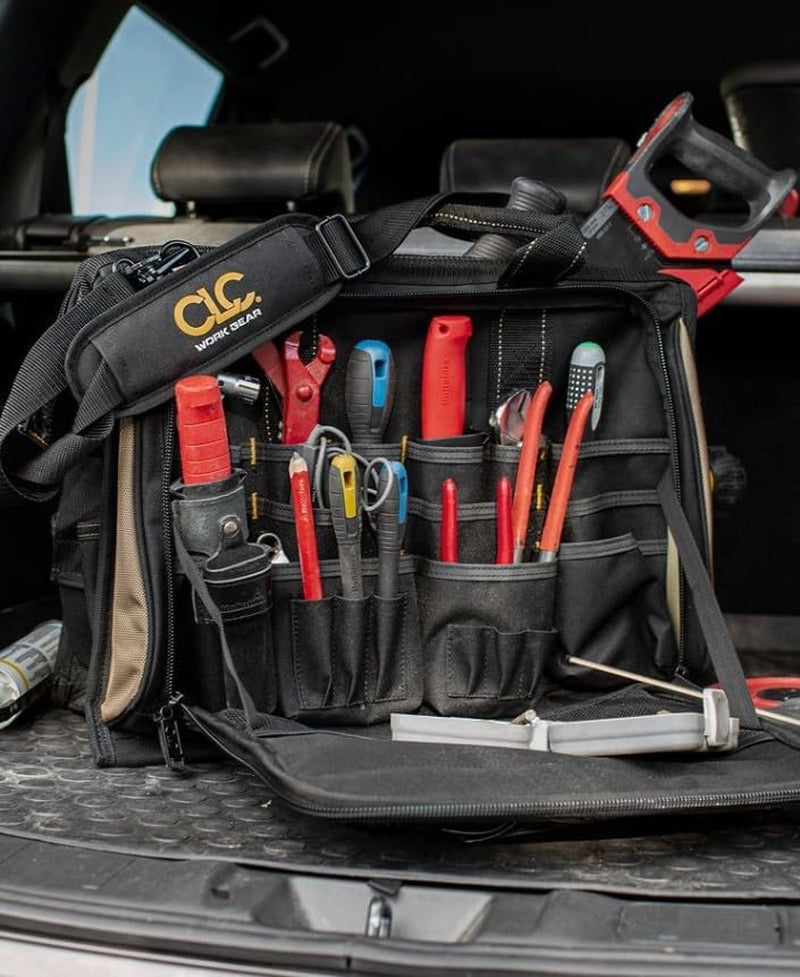 Ultimate 50 Pocket Multi-Compartment Tool Bag for Professionals and DIY Enthusiasts