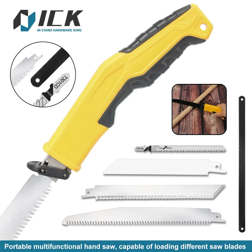Mini Portable Hand Saw Woodworking Hand Tools Carpentry Band Household Small Hand-Held Garden Fruit Tree Outdoor Logging Sawing