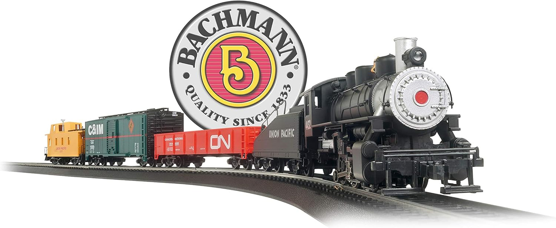 Bachmann Trains Pacific Flyer HO Scale Electric Train Set - Ready to Run