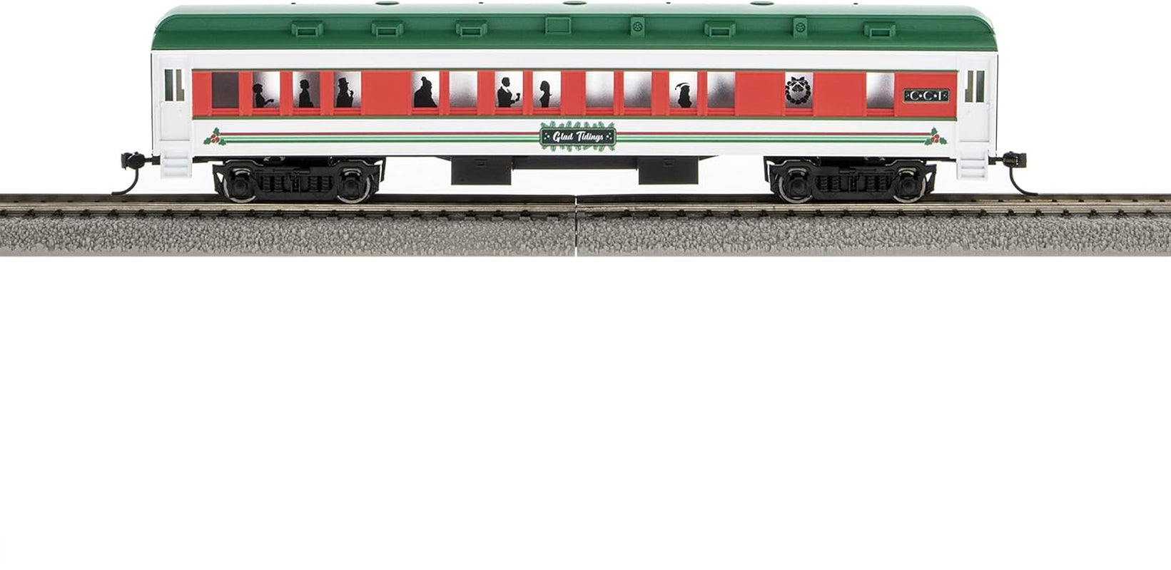 Lionel Bluetooth HO Gauge Christmas Cheer Passenger Model Train Set with Remote Control