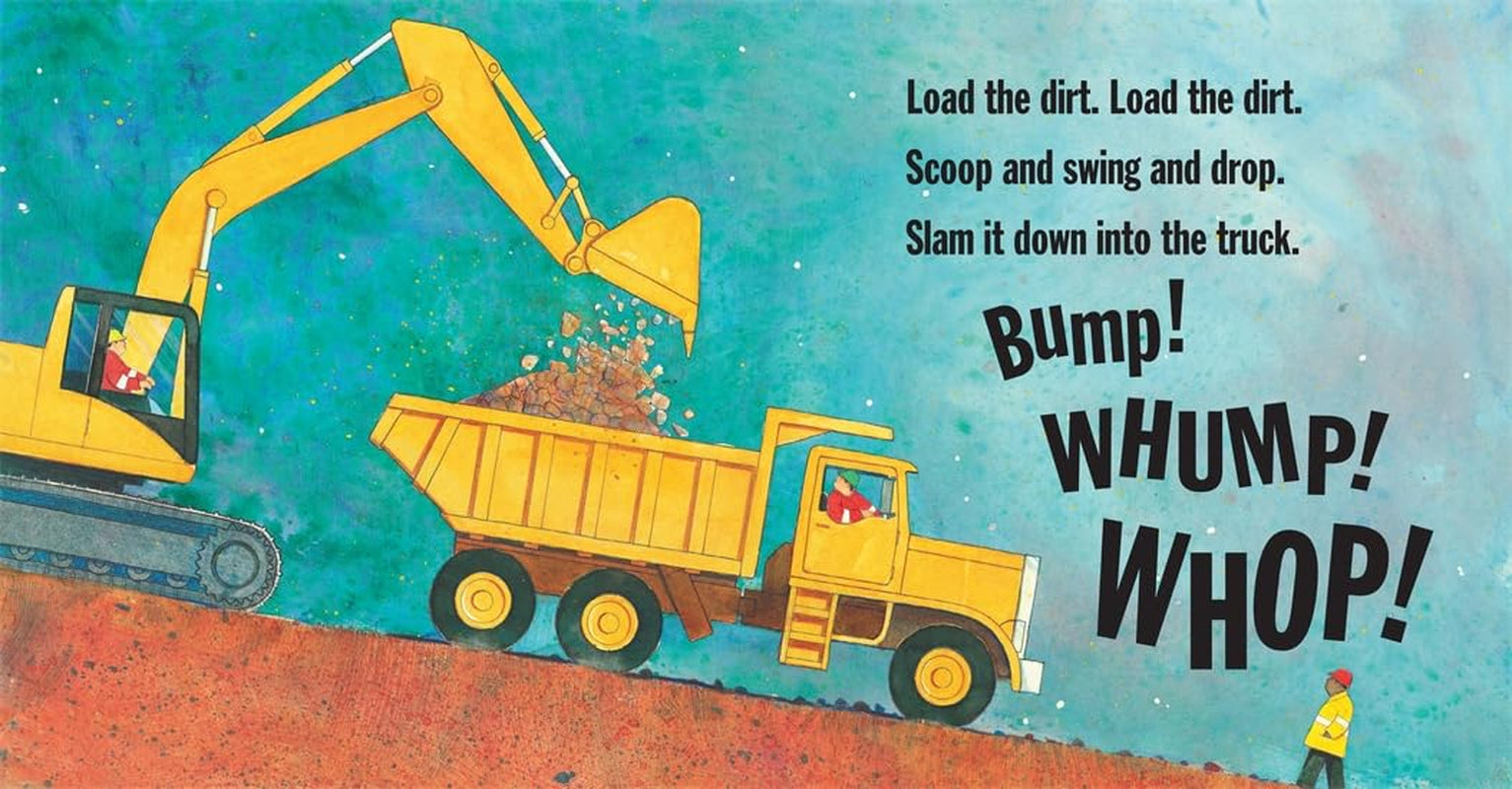 Roadwork: A Rhyming Construction Book Featuring Trucks, Machines, and Noisy Vehicles for Young Children Ages 2-5 (Construction Crew Series)