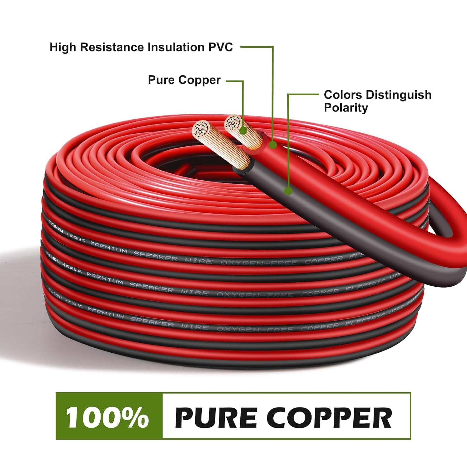 Elevate Your Lighting with the 100FT Dual Color 22AWG Extension Cord for LED Strip Solutions