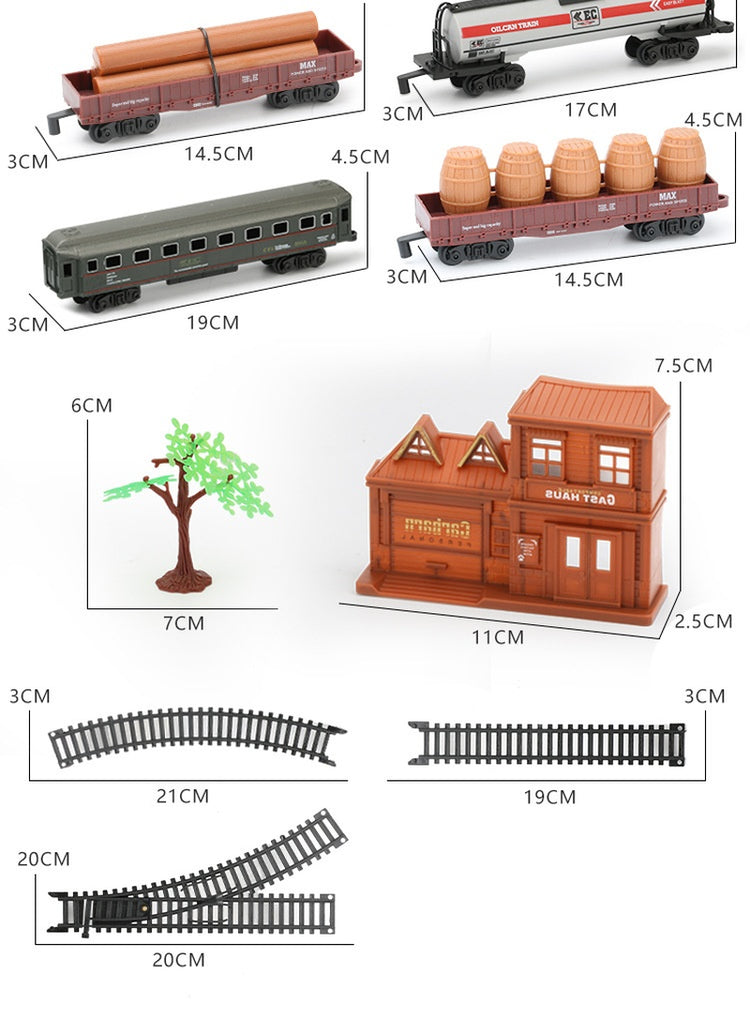 Electric Track Simulation Model Train Set