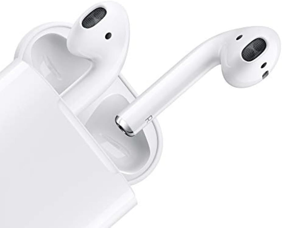 Apple AirPods Wireless Earbuds with Lightning Charging Case, Bluetooth Headphones Featuring Over 24 Hours of Battery Life and Effortless iPhone Setup
