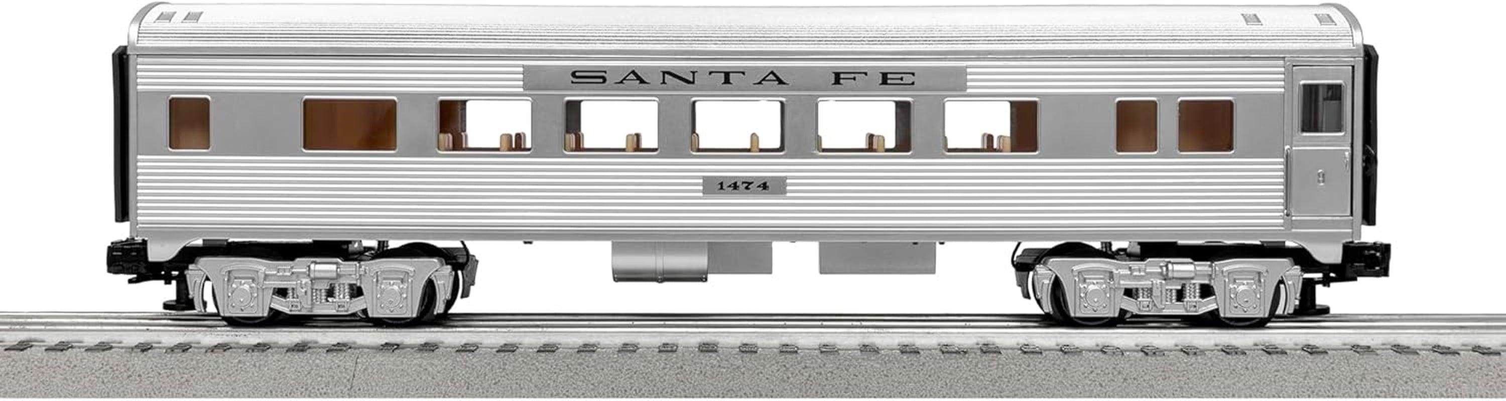 Lionel Santa Fe Super Chief O Gauge Electric Train Set with Bluetooth Remote Control