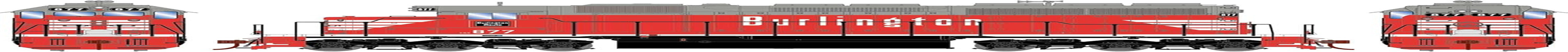 Athearn HO Scale SD40 Locomotive - Colorado & Southern #877 (Model ATH87233)