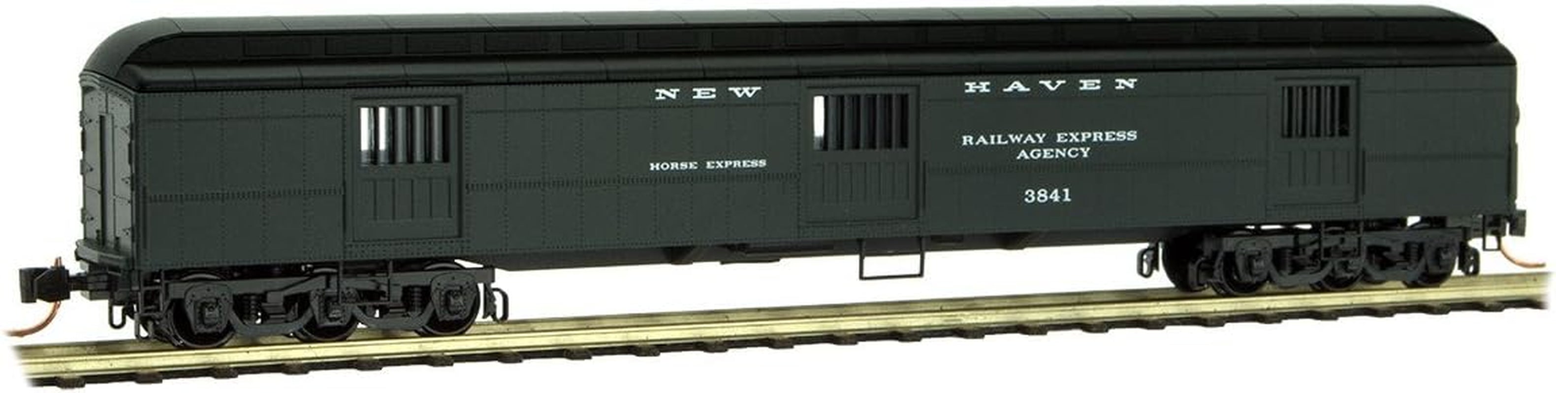 Micro-Trains MTL N-Scale 70Ft Heavyweight Horse Car New Haven/Nh #3841