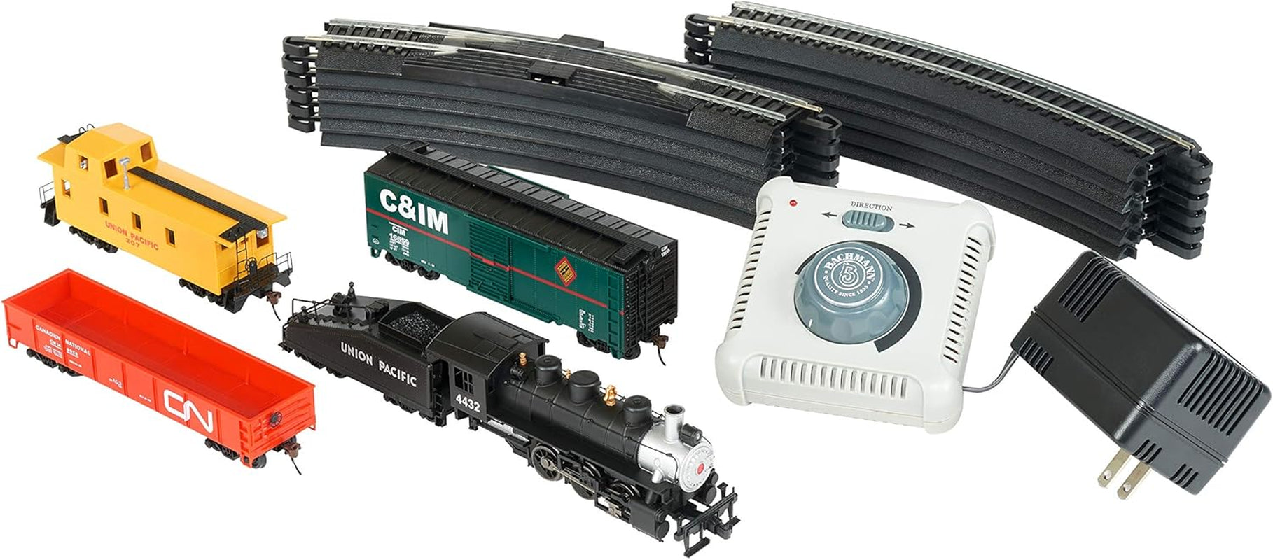 Bachmann Trains Pacific Flyer HO Scale Electric Train Set - Ready to Run