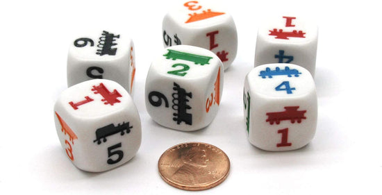 Train-Inspired Dice Game