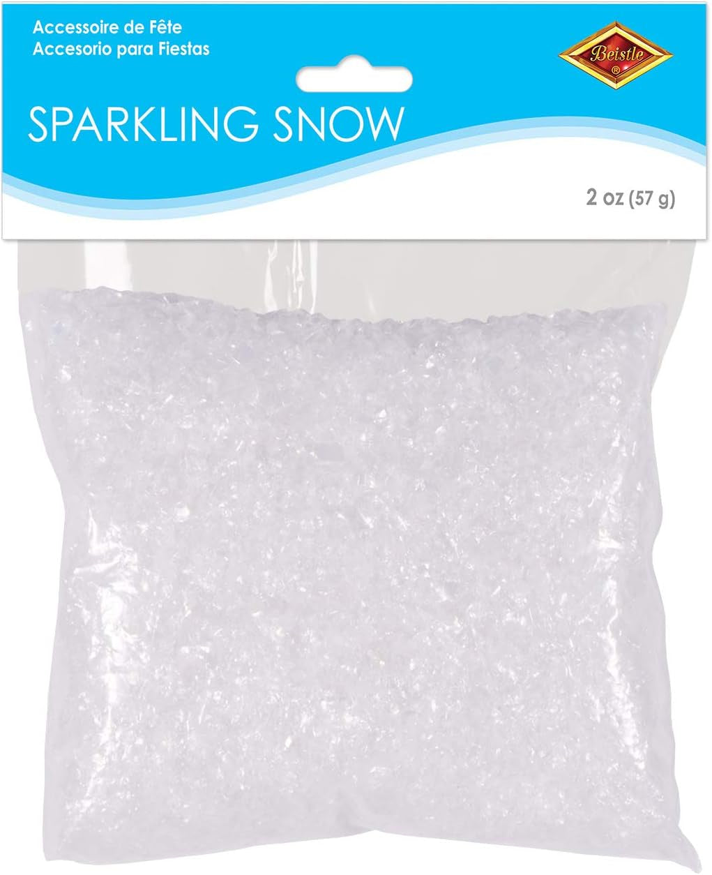 Beistle White Sparkling Snow 2-Ounce