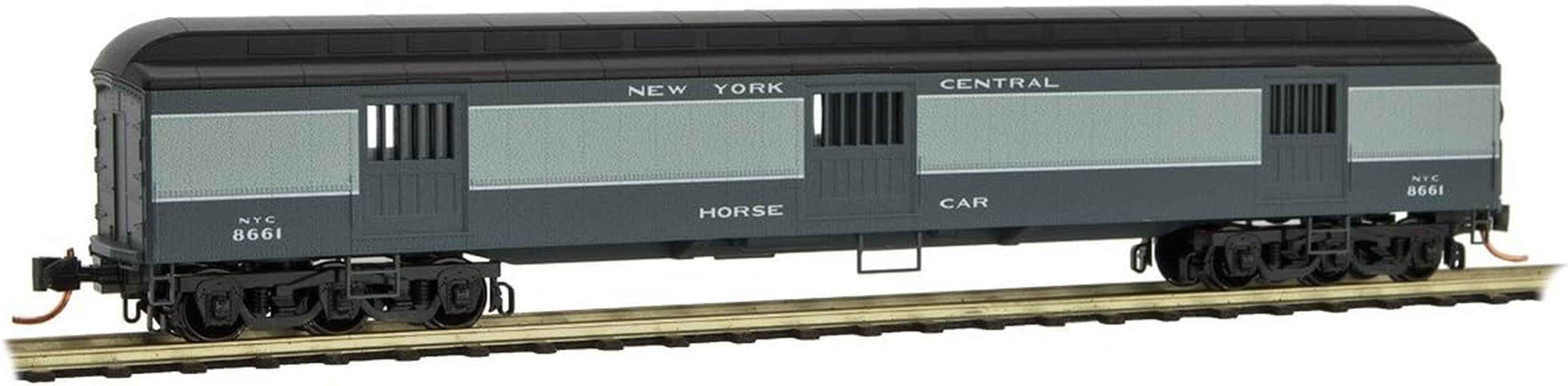 Micro-Trains MTL N-Scale 70Ft Heavyweight Horse Car New York Central/Nyc #8661