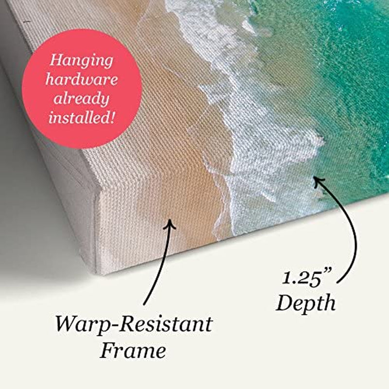 CANVAS on DEMAND Red Covered Bridge in the Winter; Adamsville Quebec Canada Canvas Wall Art Print by David Chapman, Home Decor, Frost, Winter Artwork, 24"X16"