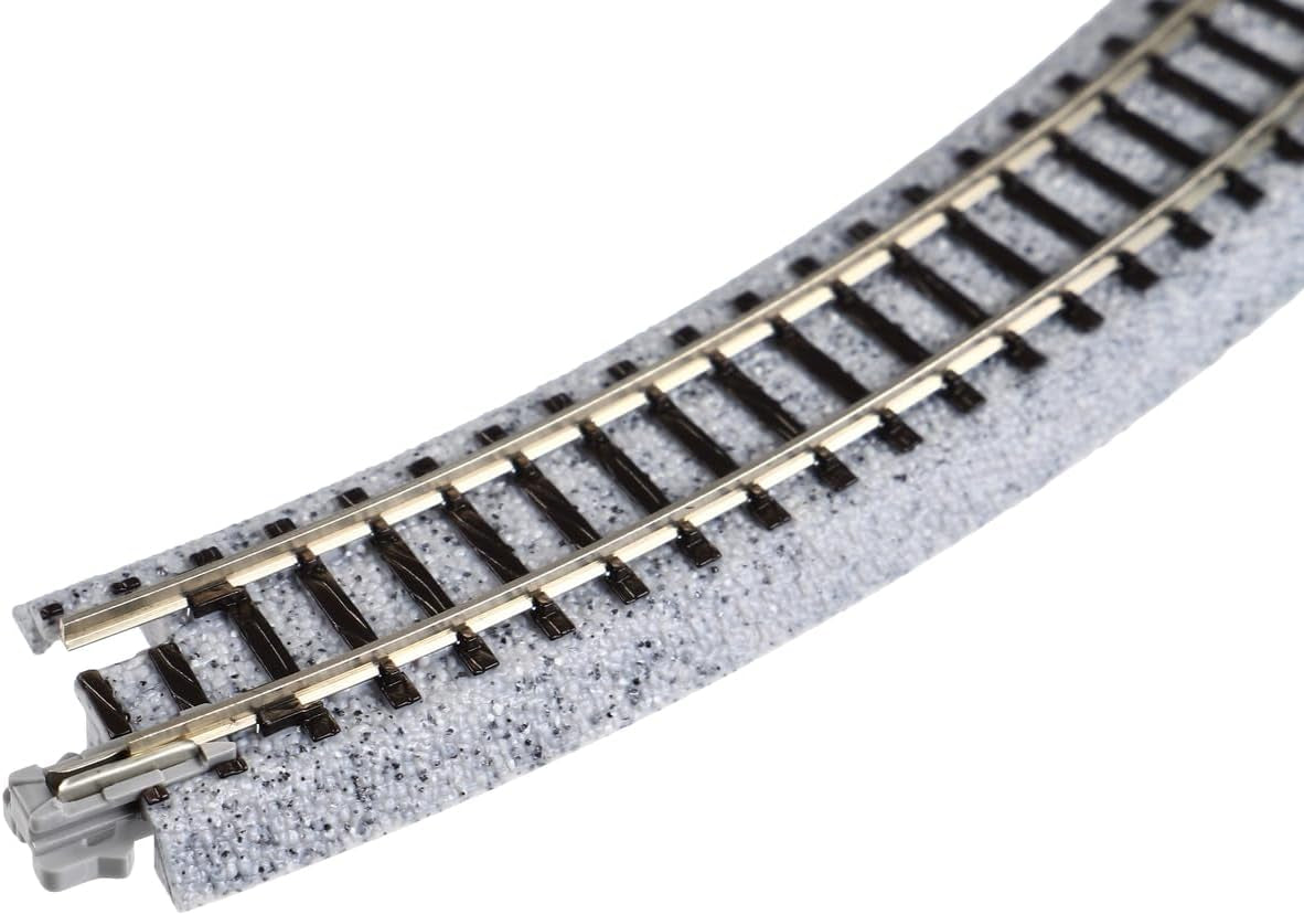 Kato 20-170 N Unitrack 8.5-Inch Radius 45-Degree Curve Track - Set of 4 Pieces