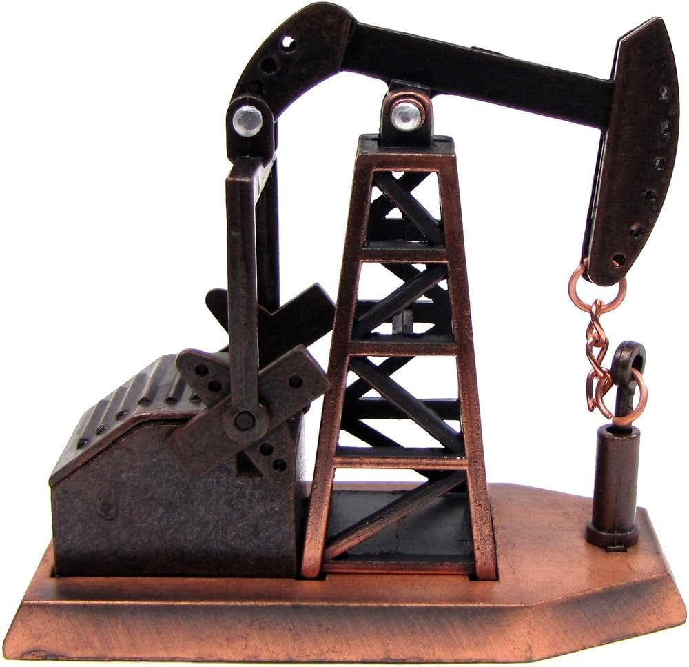 Treasure Gurus 1:48 O Gauge Scale Die Cast Oil Pump Jack Rig Pencil Sharpener
