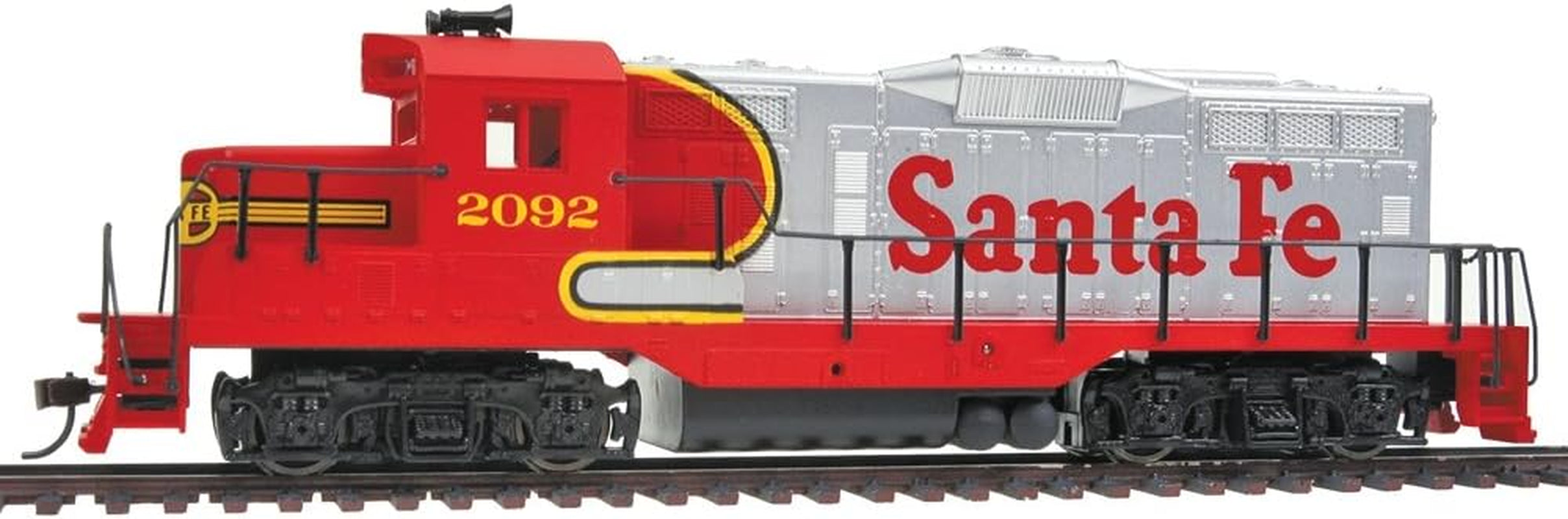 Walthers Trainline EMD HO Scale GP9M Ready-to-Run Santa Fe Superfleet #2092