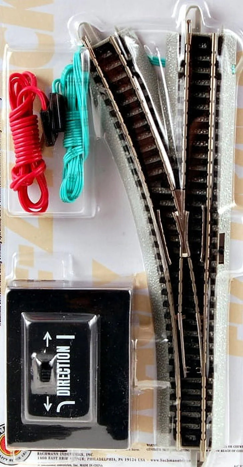 N Scale Remote Turnout Left Train Track Accessory (1/Card)