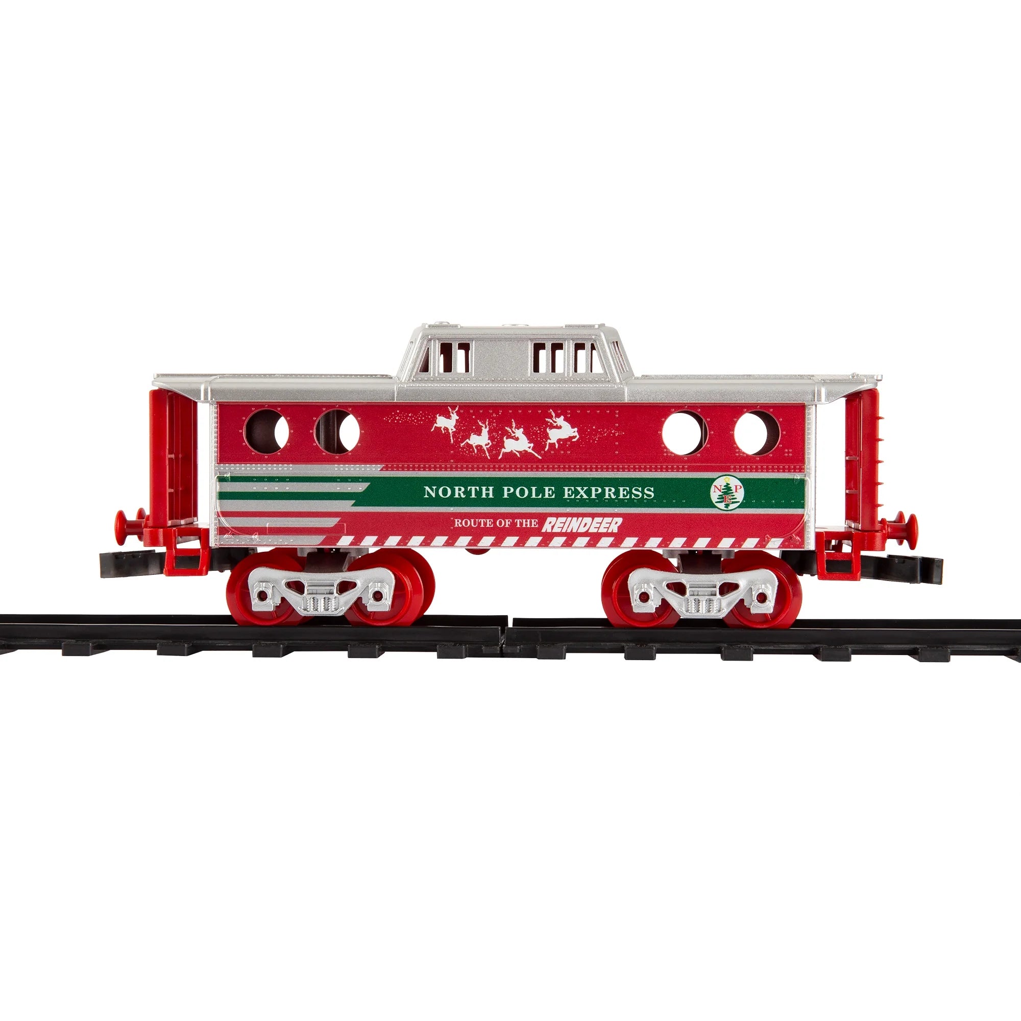 Trains North Pole Express Holiday Train 42 Piece Set with Sounds
