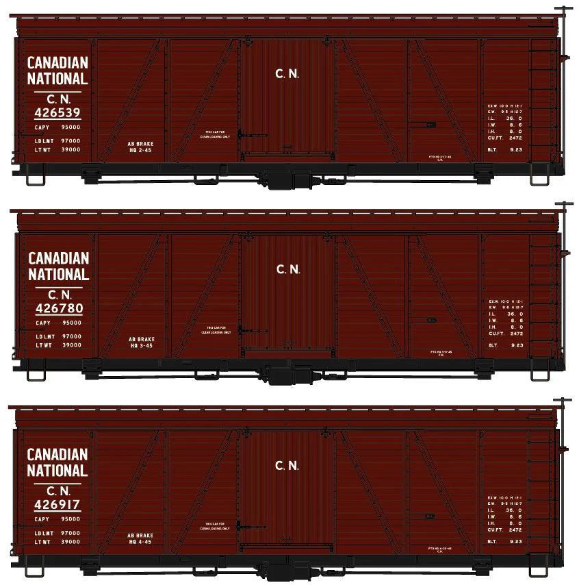 Canadian National Model 8154 Three-Car Set