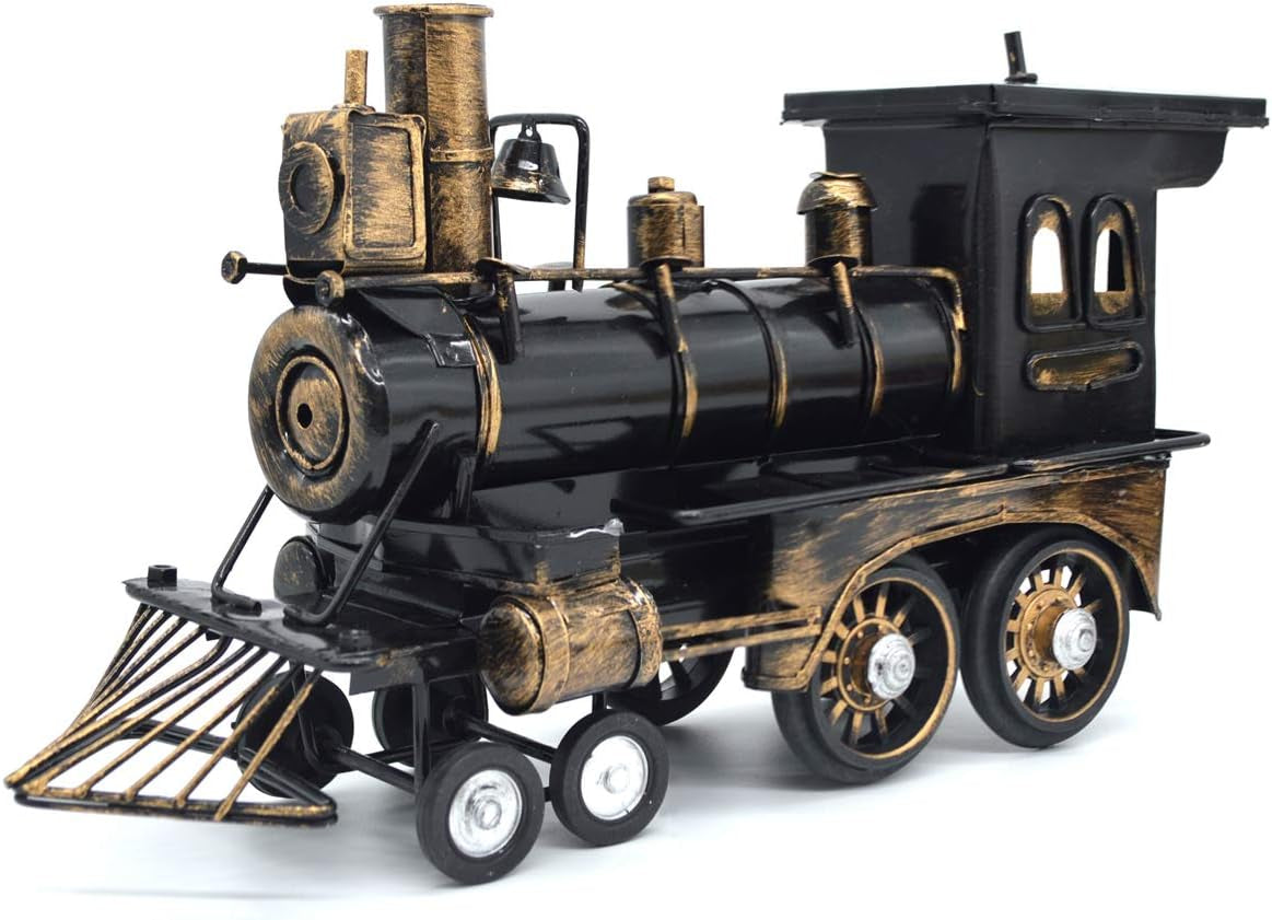 Sooye Classic Diecast Model Locomotive - Collectible Train for Elegant Home Decor