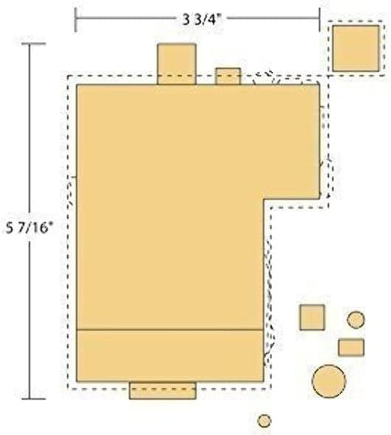 Old Homestead House HO Scale Model by Woodland Scenics