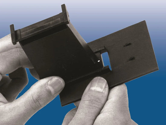 Bachmann Industries Inc. 18-piece E-Z Track graduated pier set in white for HO and On30 scale model train layouts.