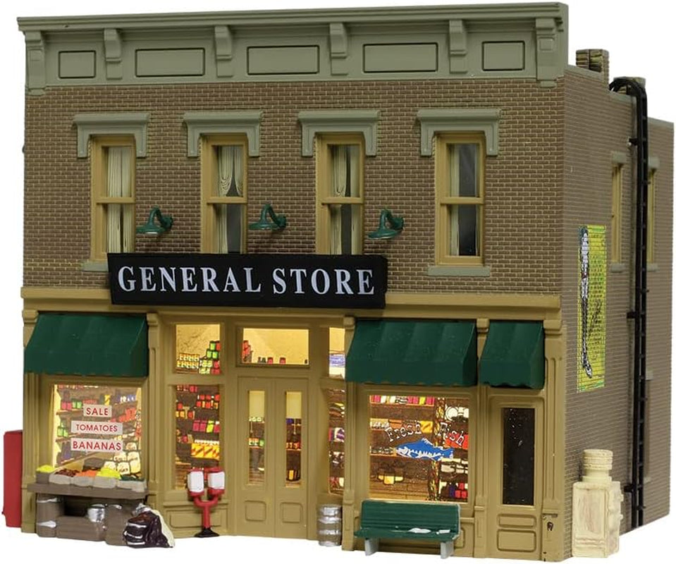 Woodland Scenics N Scale Pre-Built Lubener's General Store Model