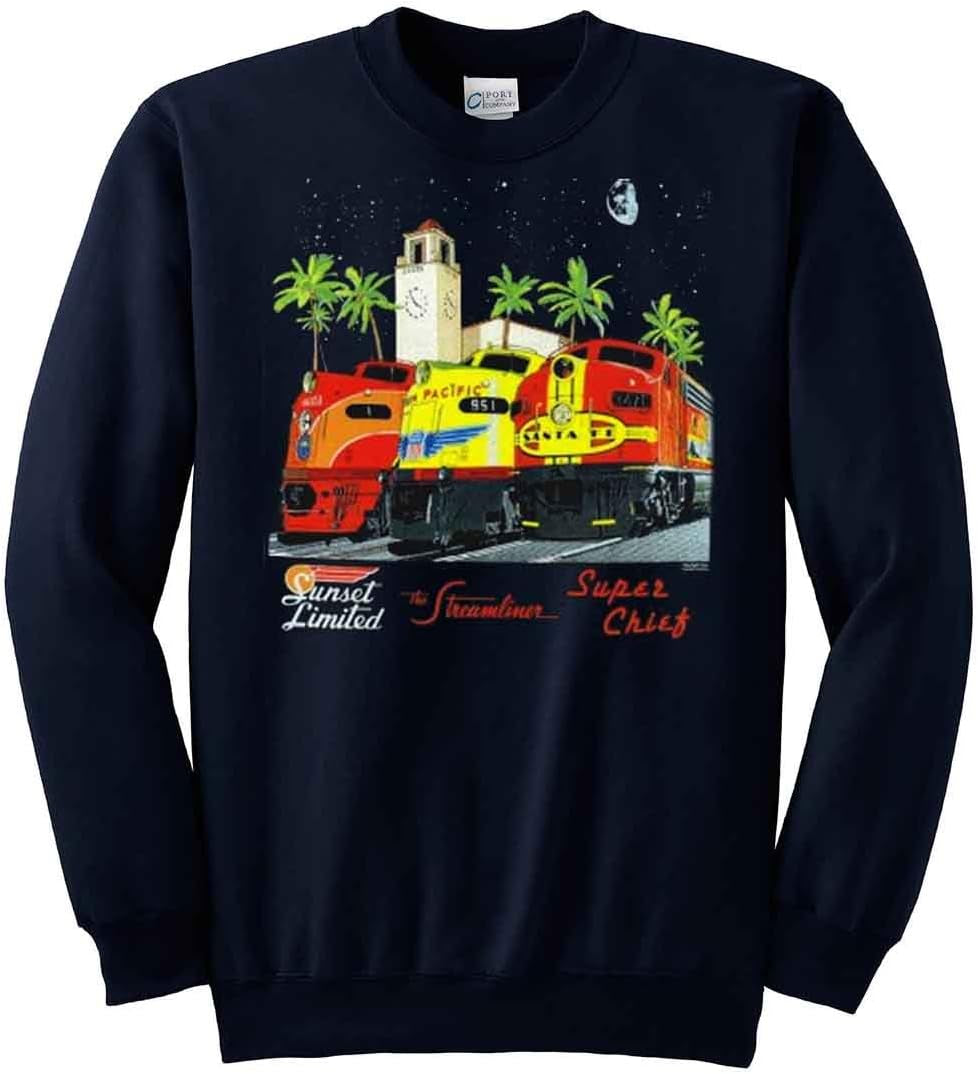 Streamliners at Los Angeles Authentic Railroad Sweatshirt