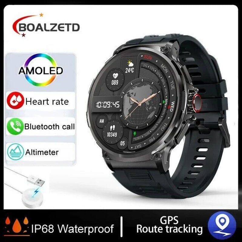 Revolutionary 1.85" Ultra HD Smartwatch - GPS, Bluetooth Calling & Health Monitoring for Fitness Lovers!