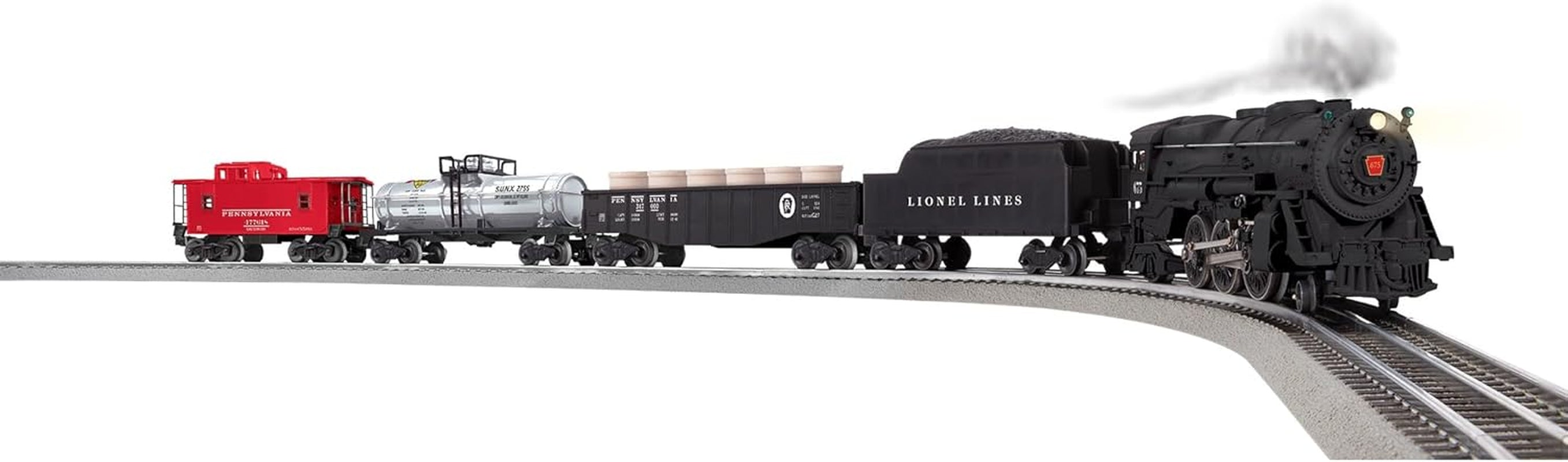 Lionel Prairie Freight Lionchief 5.0 Electric O Gauge Train Set with Bluetooth Connectivity and Remote Control