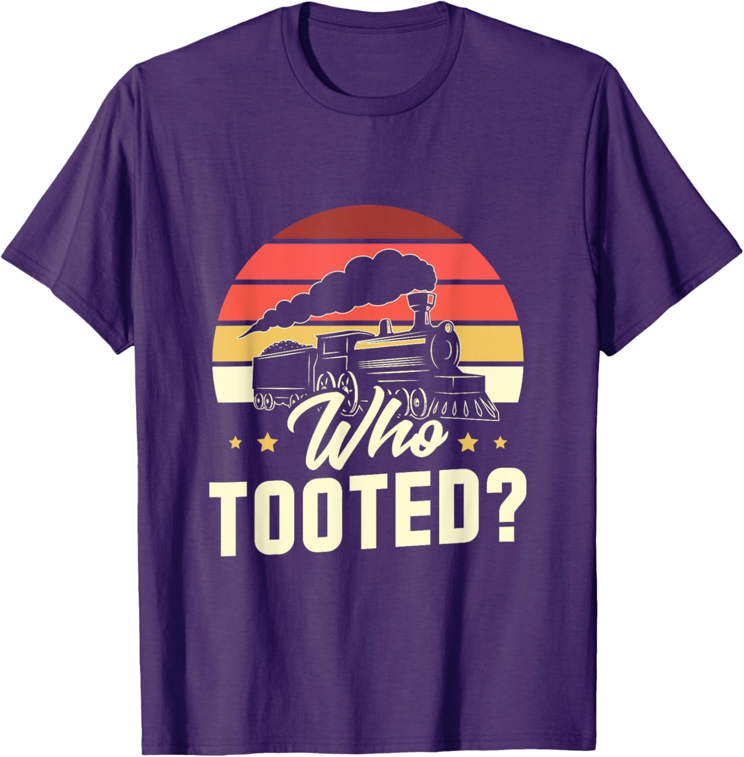Who Tooted Gifts for a RC Train Railroad Fan T-Shirt