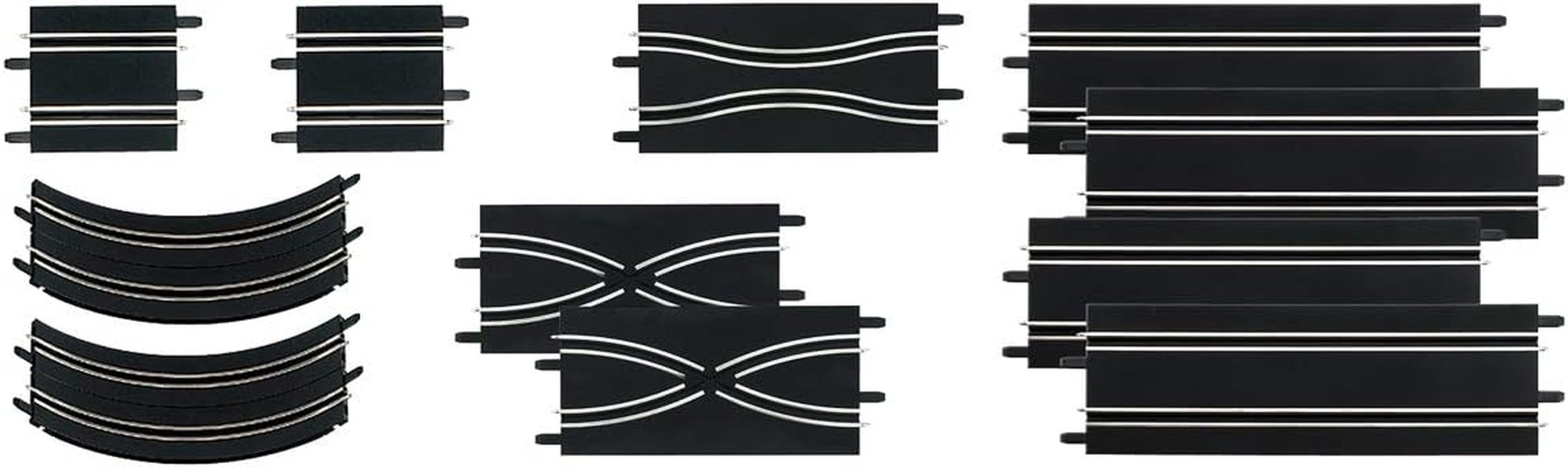 Carrera 61601 Extension Set 2 - Expansion Components for GO 1:43 Scale Battery and Electric Slot Car Racing Tracks