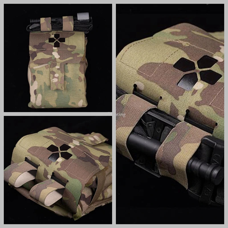 MOLLE-Compatible Tactical Elastic Tourniquet Holder for Quick Emergency Access